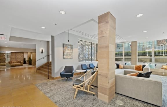 Newly Renovated Lobby at 3333 Wisconsin, Washington